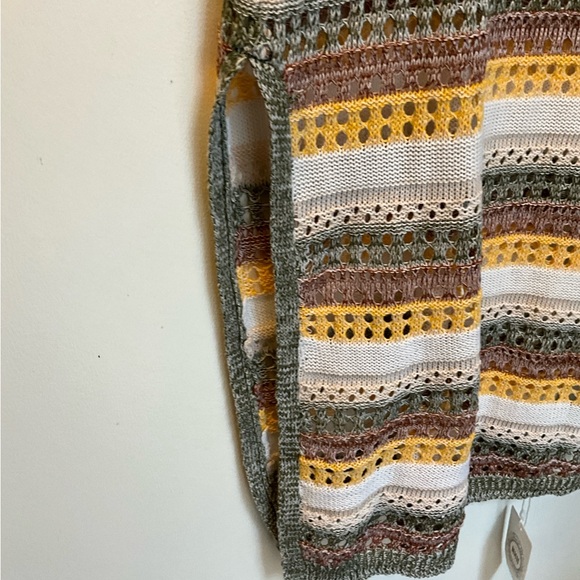 ✨NXH Split Dress Tie Shoulder Dress Cover Up Size L - Picture 10 of 13